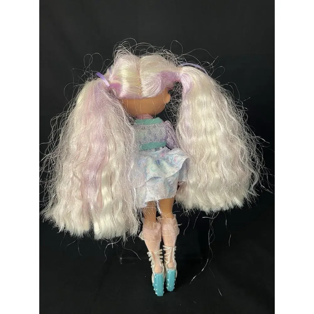 LOL Surprise OMG Fashion Show Hair Doll MGA Pearla Blue Heels Jacket